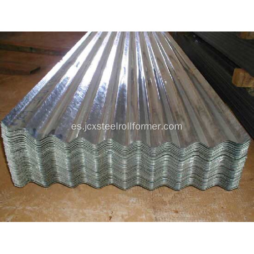 Rollo acanalado de acero galvanizado de la hoja que forma la máquina